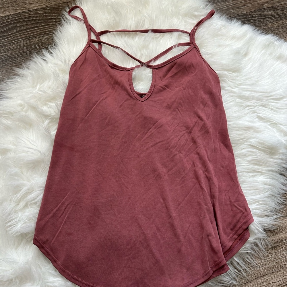 *REMOVING APRIL 30th* Moda Dusty Rose Strappy Camisole
